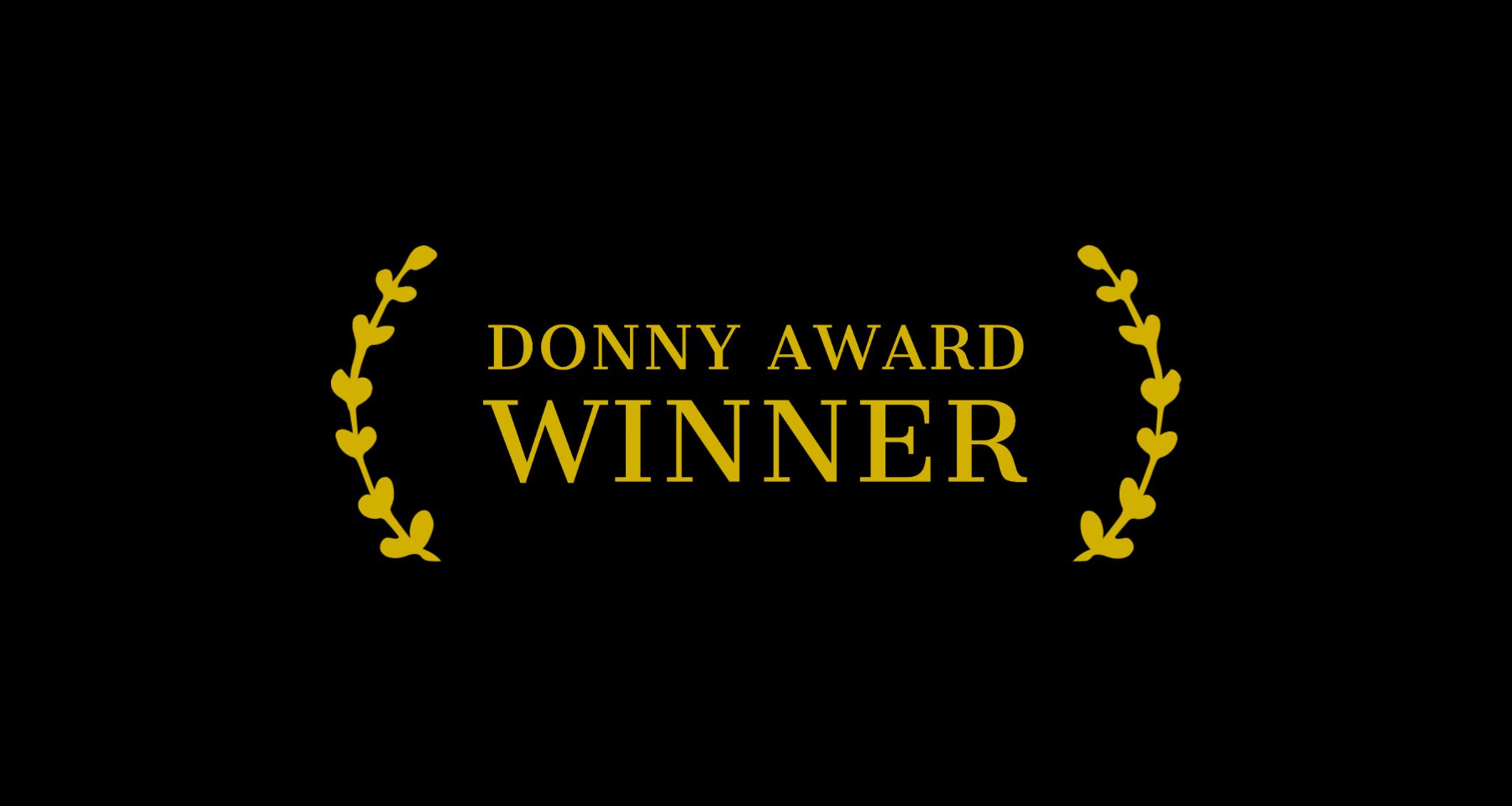 Donny Award Winner laurel