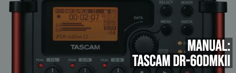 TASCAM DR-60DmkII manual thumbnail