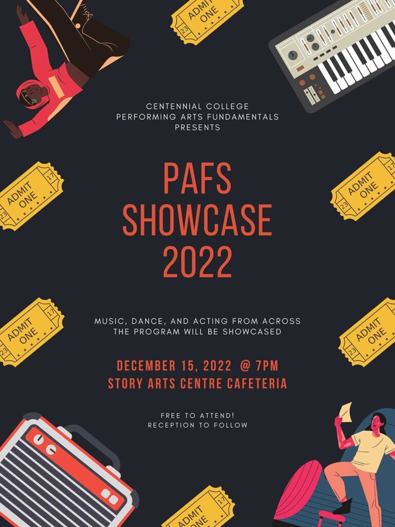 PAFS Showcase 2022 poster
